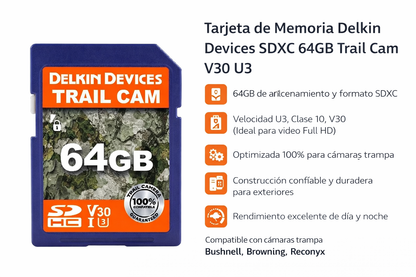 Delkin Devices Tarjeta de Memoria SDXC - 64 GB
