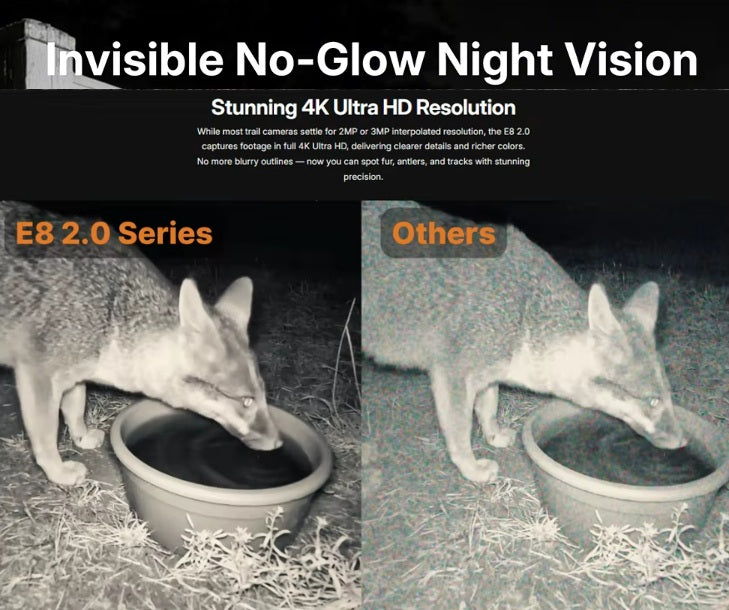 Cámara Trampa GardePro E8 2.0 Pro - 64MP - Bateria Litio incluída