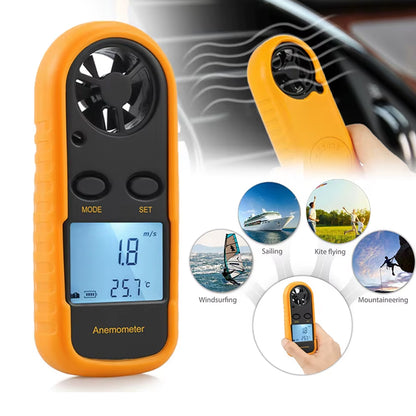Anemómetro Y Termómetro digital Gm816
