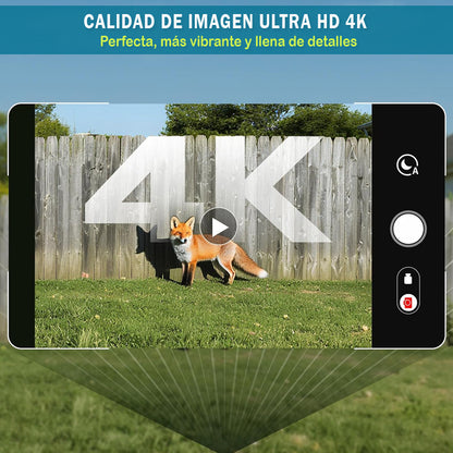 Cámara Trampa GardePro E8 2.0 Pro - 64MP - con Bateria recargable Litio 7800 mAh