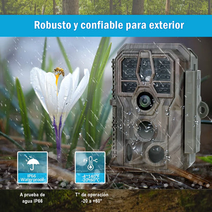 Cámara Trampa GardePro E5S - 32MP - Video HD 1296P