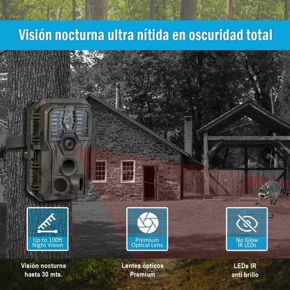 Cámara Trampa GardePro E5S - 32MP - Video HD 1296P