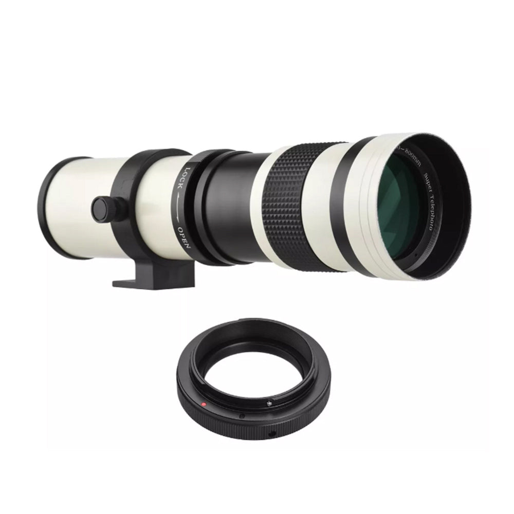 Súper Teleobjetivo Zoom - para Cámaras Réflex Canon 420-800 mm